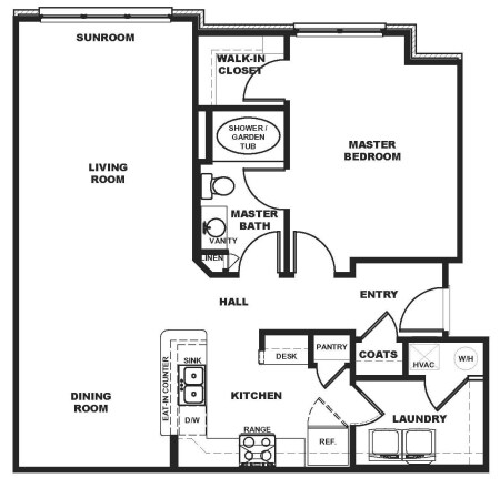 Unit 9-301 9-301 floor plan